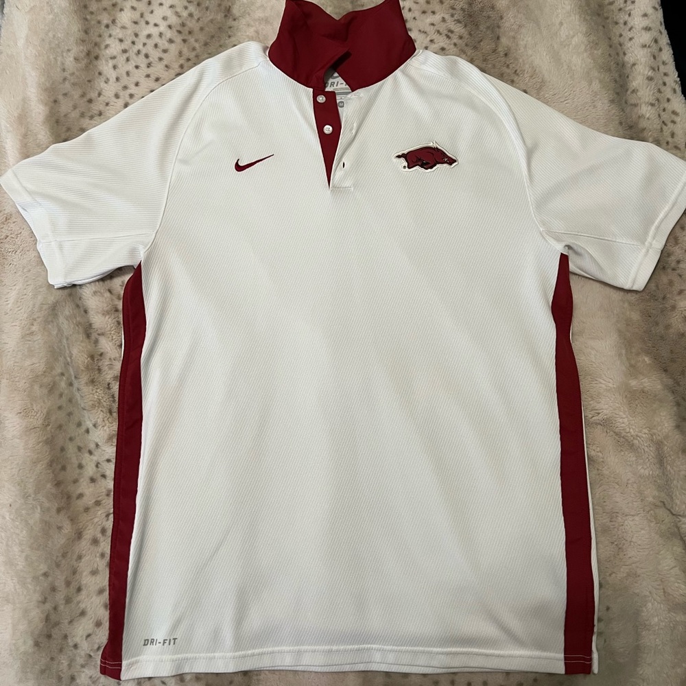 Arkansas Razorback Nike Dri-Fit Polo, Men’s Medium